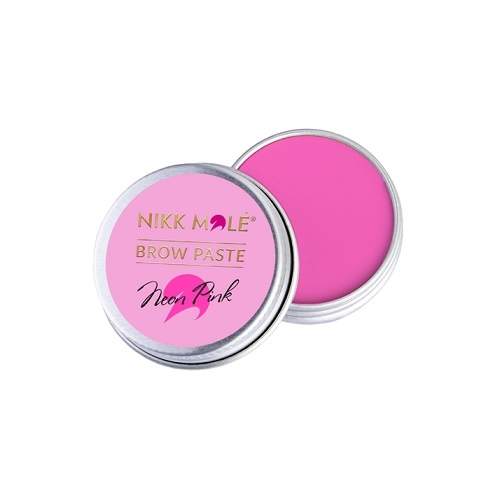 Neon Pink brow paste Nikk Mole