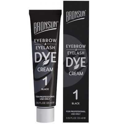 Bronsun Cream 1 Eyelash/Eyebrow Tint - "Black"