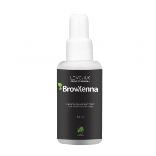 Mineral solution for henna mixing, BrowXenna®