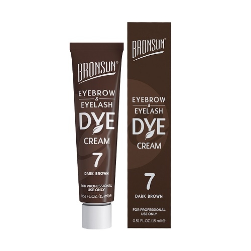 Bronsun Cream 7 Eyelash/Eyebrow Tint - "Dark Brown"