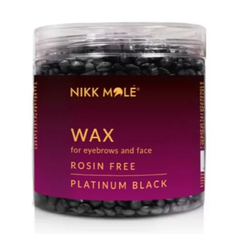 Wax for eyebrows and face (Platinum Black)  Nikk Mole