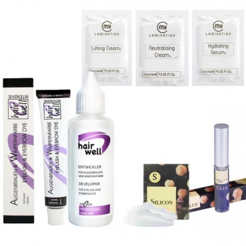Set for eyelash/eyebrow lamination