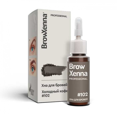BrowXenna®, Brown 102, Cold Coffee, 1 vial