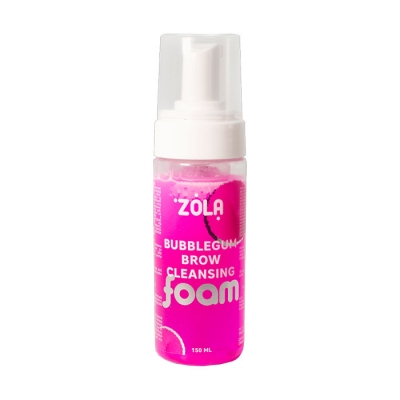 ZOLA Eyebrow Cleansing Foam Pink Bubblegum 150ml