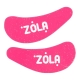 ZOLA Reusable Silicone Eye Patches (1 Pair) raspberry