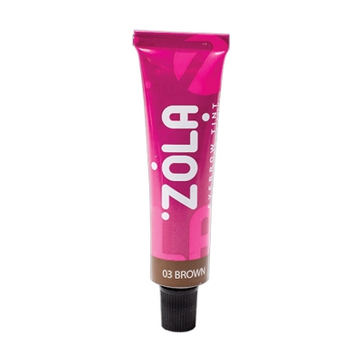 ZOLA Eyebrow Tint With Collagen 03 Brown