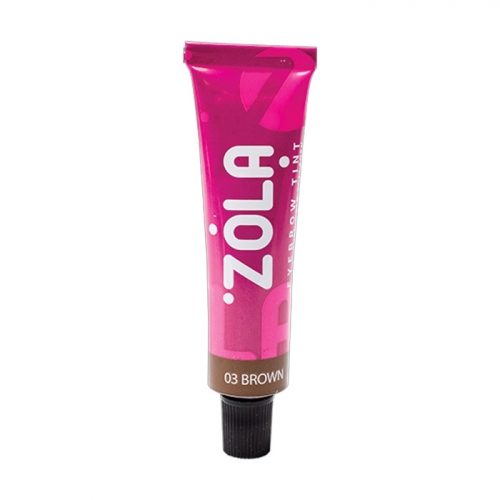  ZOLA Eyebrow Tint With Collagen 03 Brown 