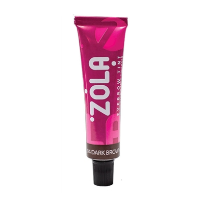 ZOLA Eyebrow Tint With Collagen 04 Dark  brown