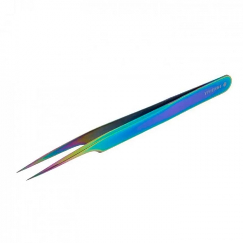 Vivienne  tweezers  straight curved (rainbow)
