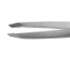 ZOLA Professional Tweezers for Eyebrows SILVER (beveled)