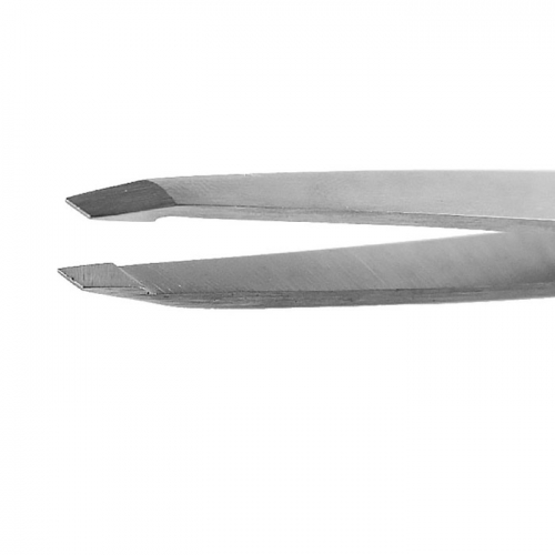 ZOLA Professional Tweezers for Eyebrows SILVER (beveled)