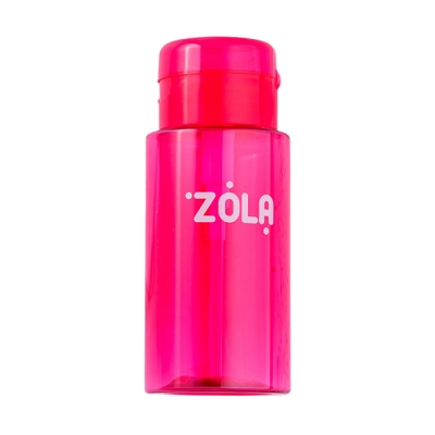 ZOLA Plastic liquid container with pump dispenser (Pink)