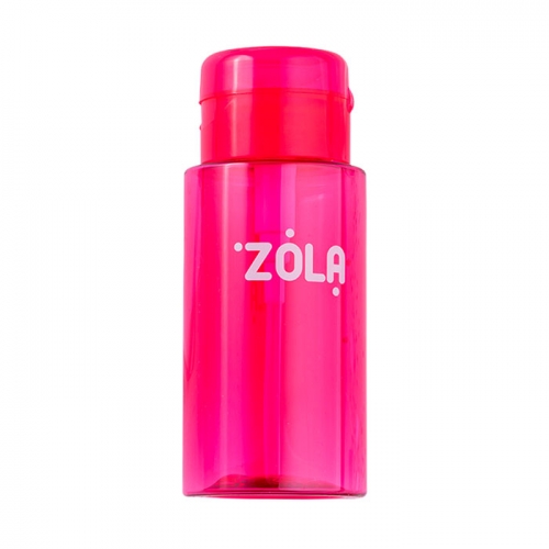 ZOLA Plastic liquid container with pump dispenser (Pink)
