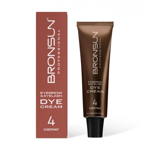 Bronsun Cream 4 Eyelash/Eyebrow Tint - "Chestnut"