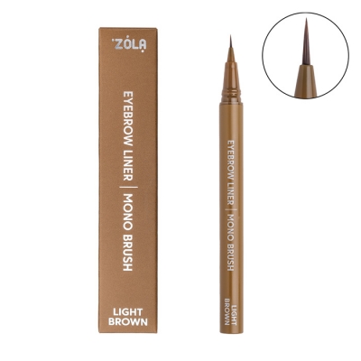 ZOLA Eyebrow Liner with mono brush Light Brown