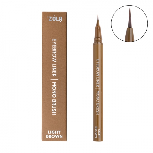 ZOLA Eyebrow Liner with mono brush Light Brown