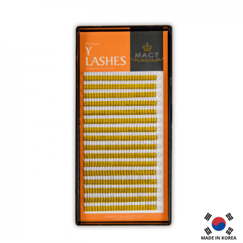 Macy Y-Lashes MIX D - Загиб / 0,10мм