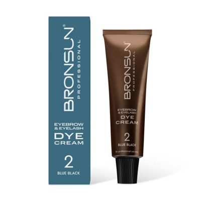 Bronsun Cream 2 Eyelash/Eyebrow Tint - "Blue Black"