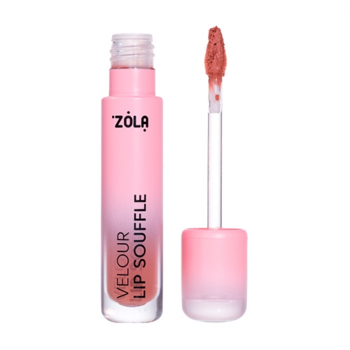 Бархатная матовая помада VELOUR LIP SOUFFLE 04 Nude Haze ZOLA