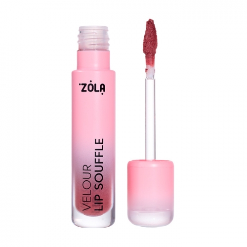 Бархатная матовая помада VELOUR LIP SOUFFLE 05 Cozy Pink ZOLA