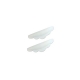 Silicone pads, white (size S)
